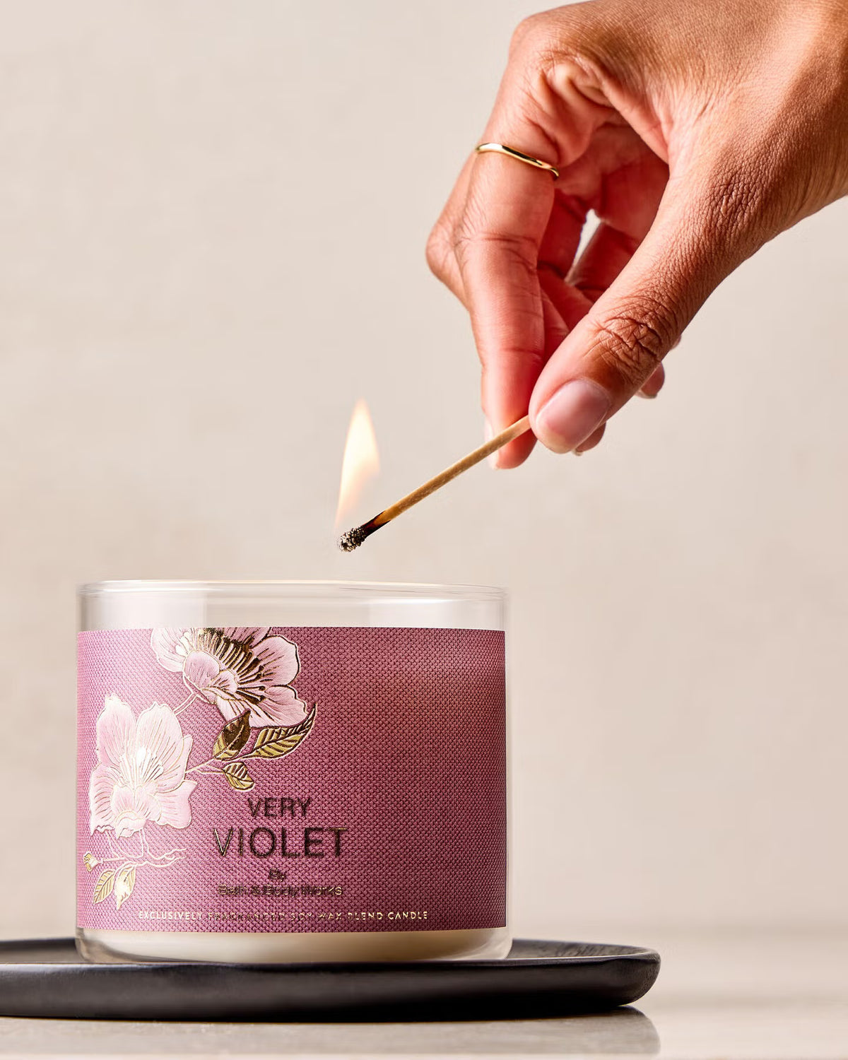 BBW 三蕊蠟燭 - 紫羅蘭 - Very Violet