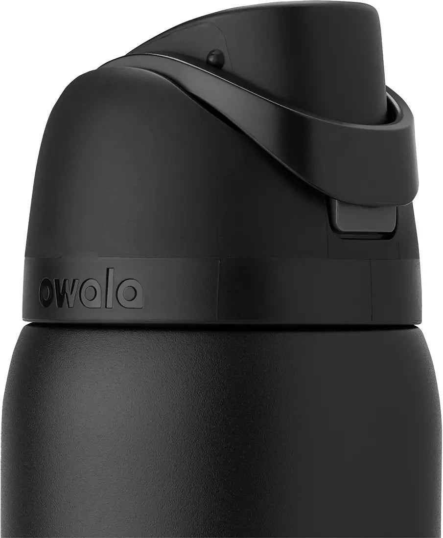 Owala 經典吸管不銹鋼水壺 霧面黑 - Very Very Dark - 32oz