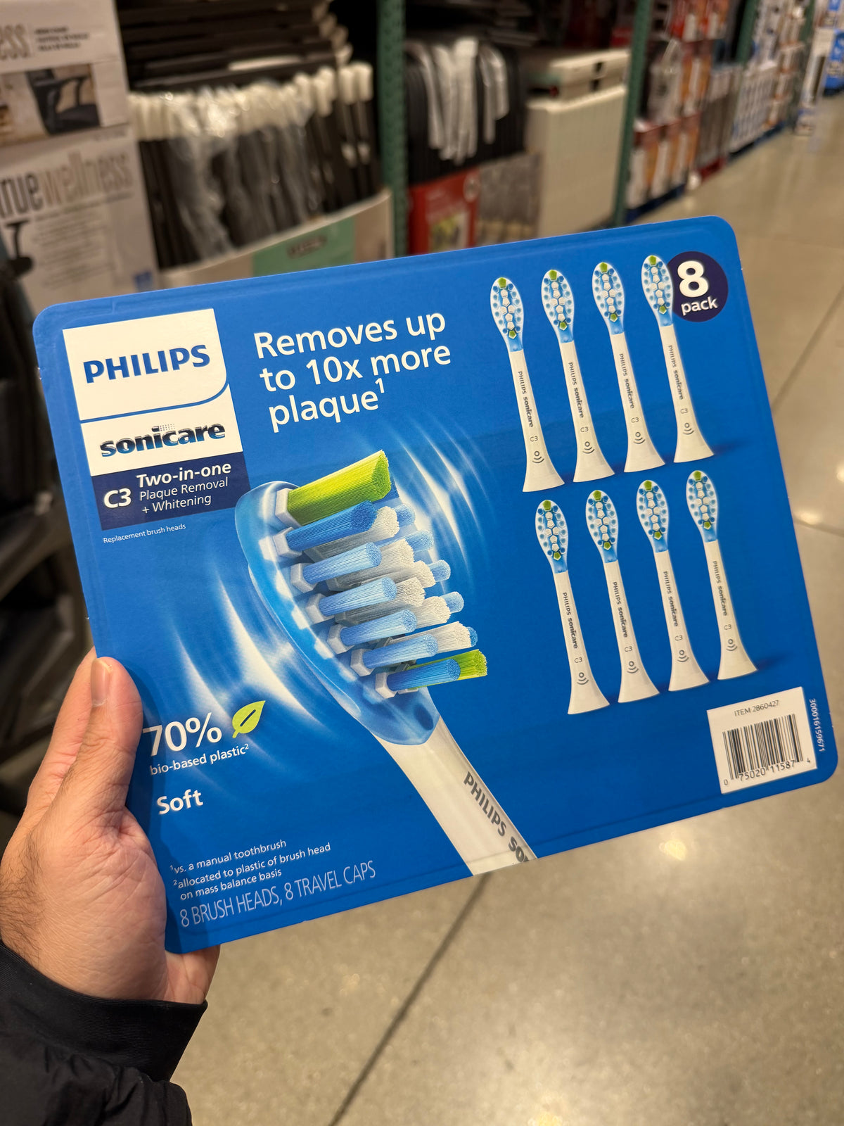 Costco 飛利浦 Sonicare 刷頭 - 8入組 - 二合一