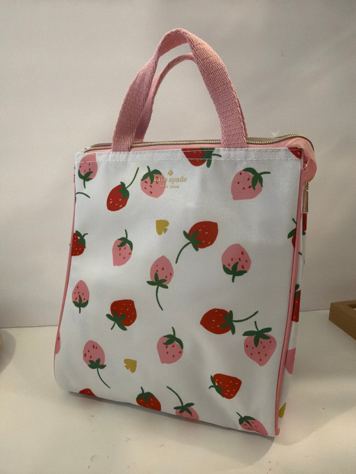 挖寶現貨 Kate Spade 便當袋 草莓