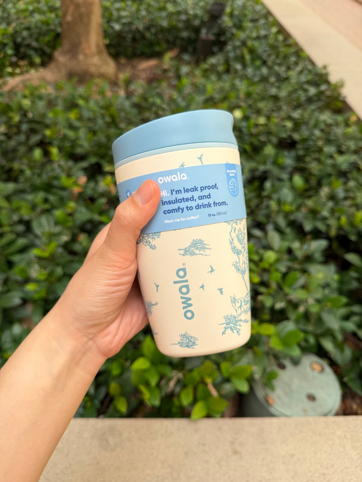 Owala 不漏咖啡杯 不銹鋼內膽 - 法式鄉村 - Toile be home - 12oz