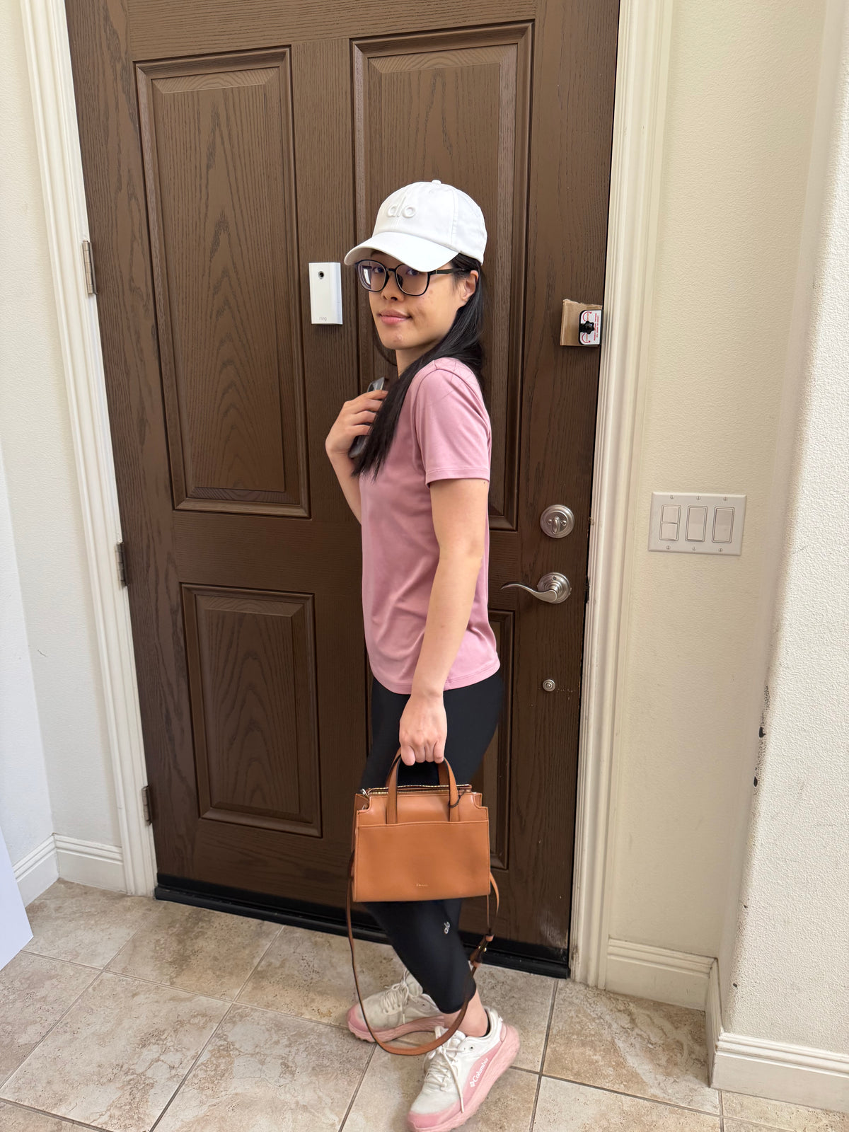 Furla 專櫃 Nuvola 拉鏈小托特 21 咖啡