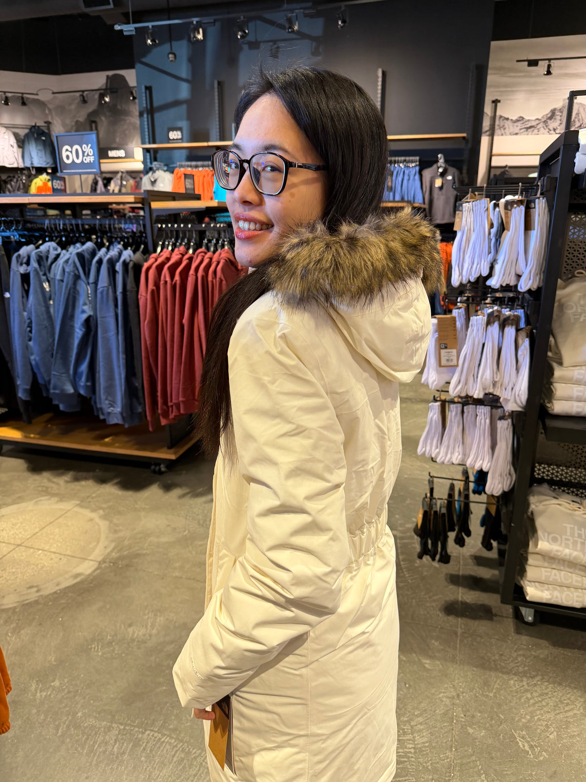 北臉 女生 Arctic派克真羽絨外套 600