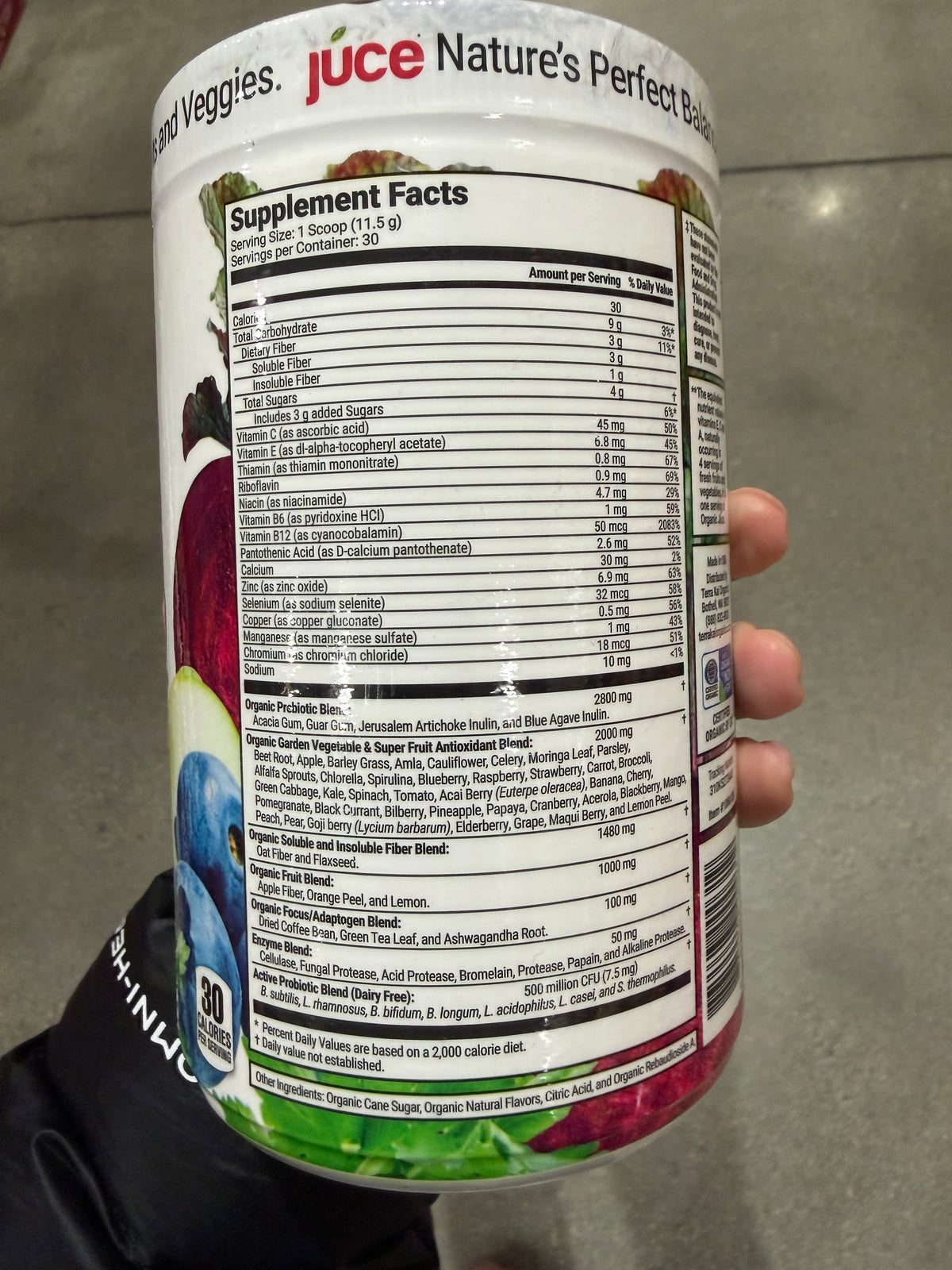 Costco Terra Kai Juce - 健康有機蔬果汁粉 - 345g