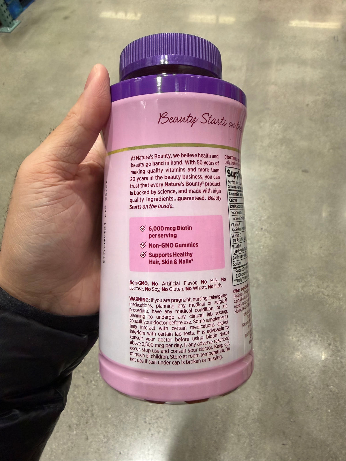 Costco Natures Bounty - 美麗軟糖 - 230顆