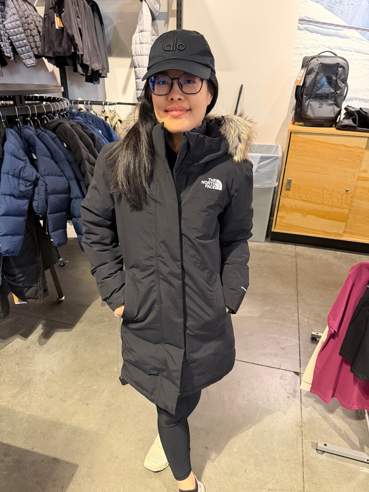 北臉 女生 Arctic派克真羽絨外套 600