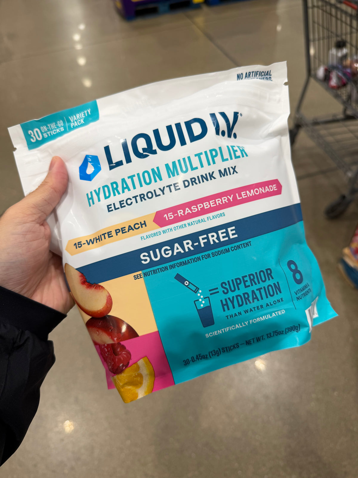 Costco LiquidIV 無糖版 - 30小包