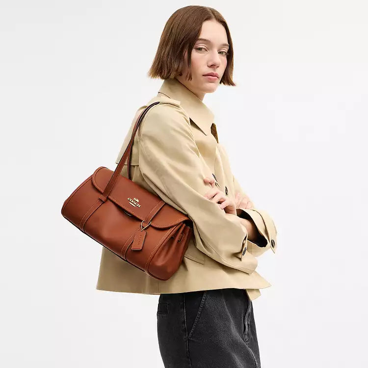 Coach Outlet Bridget 法棍包 34 - 咖啡