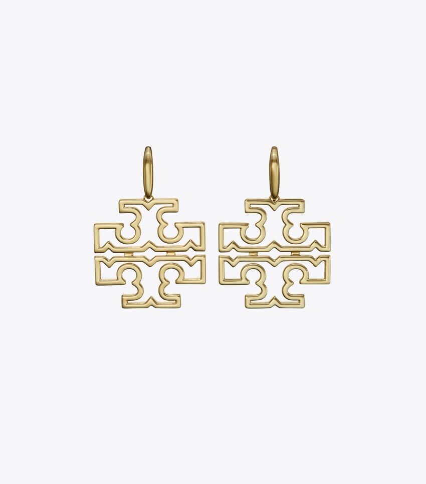 TB Outlet Briten 簍空logo耳針 - Tory金