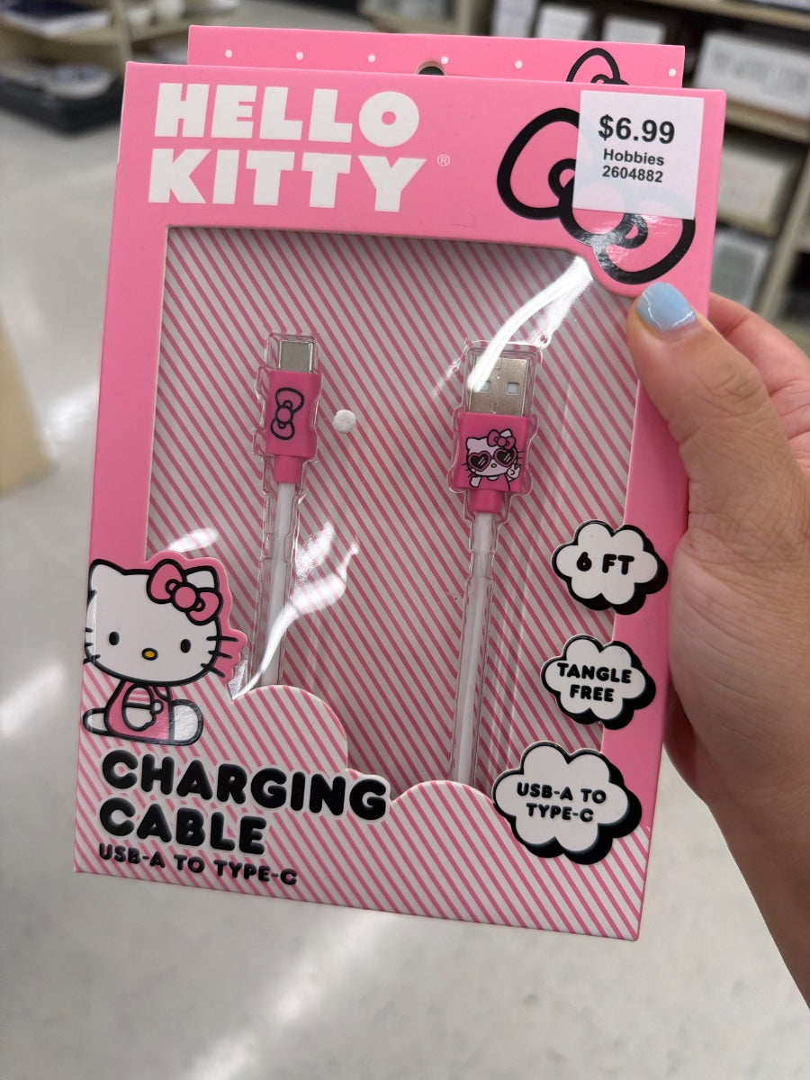 可愛 HK 充電線