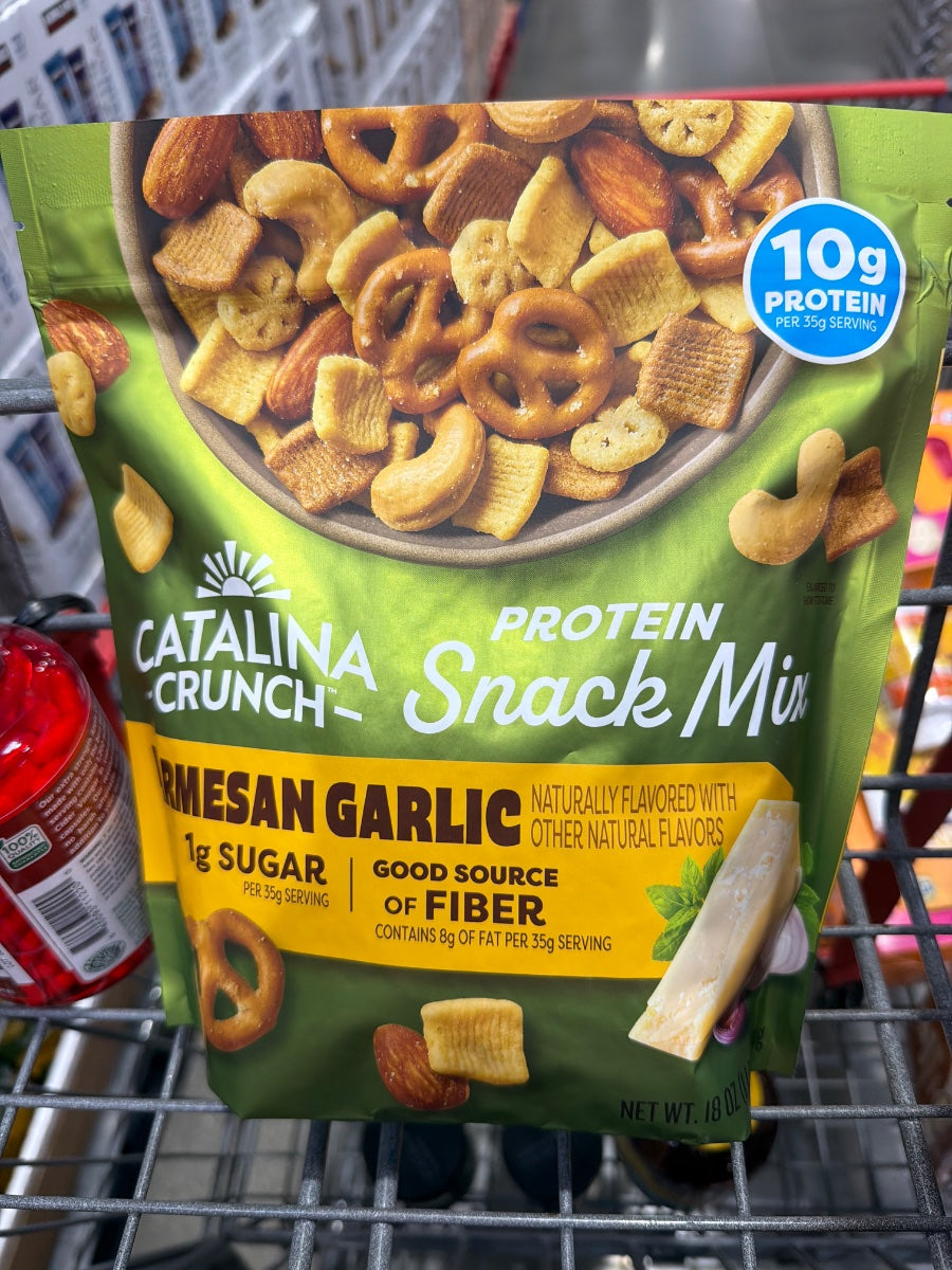 Costco 健康零食 Catalina crunch 高蛋白混合鹹餅乾 起司大蒜