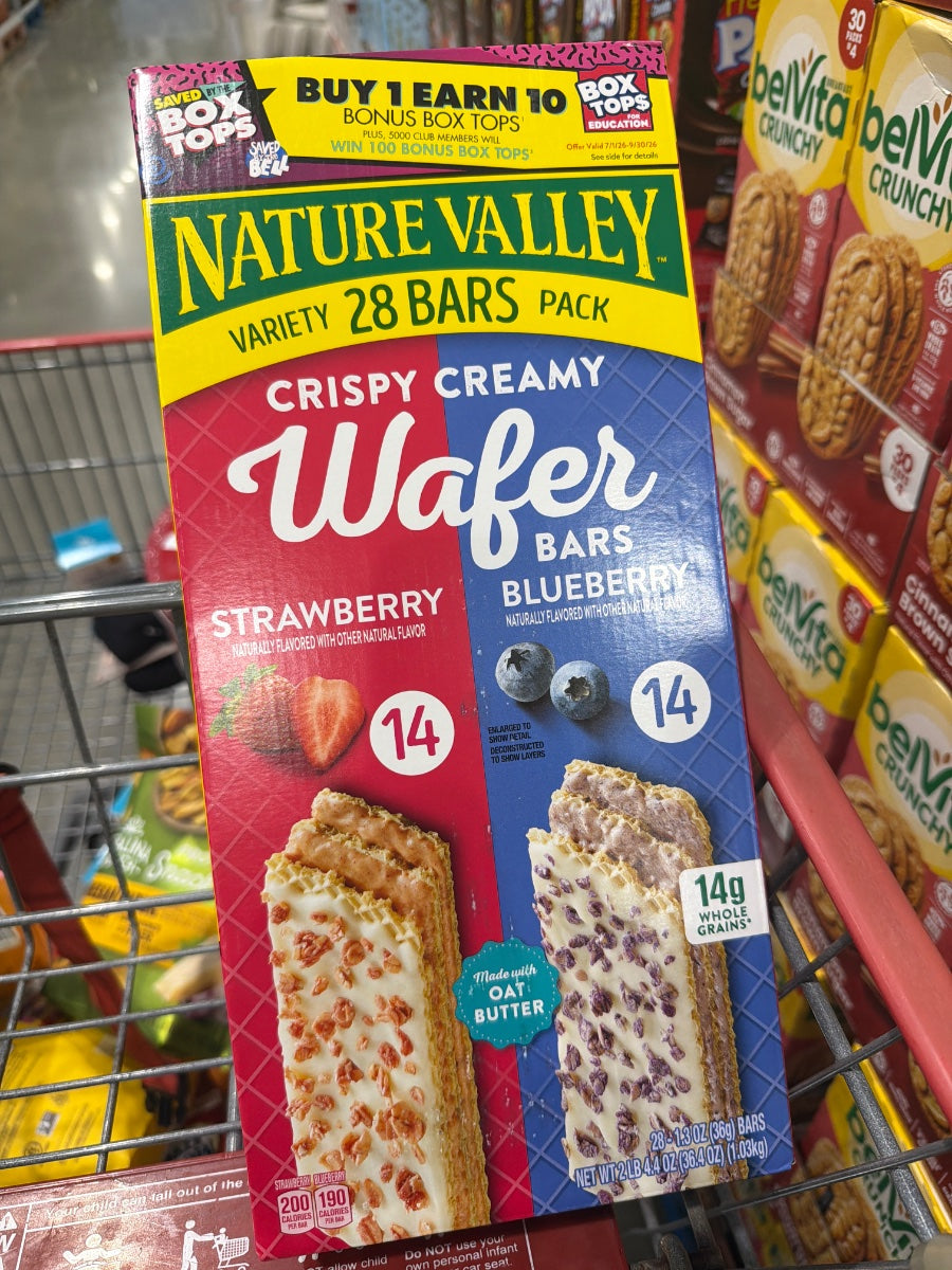 Costco Nature valley 超好吃 水果千層餅 7小包 分裝