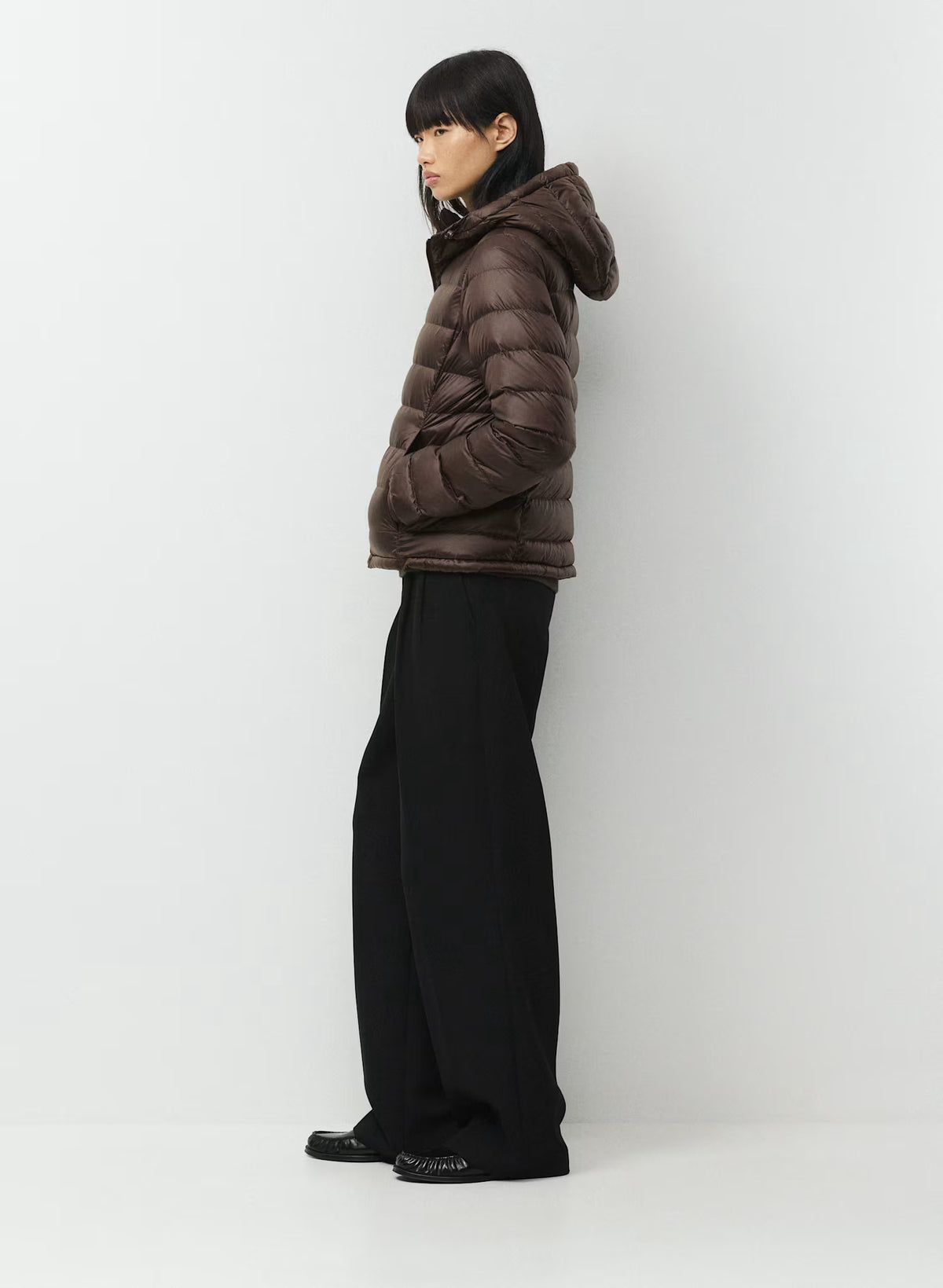 Aritzia 女生 Superpuff 好收納真羽絨外套 800 - 巧克力色