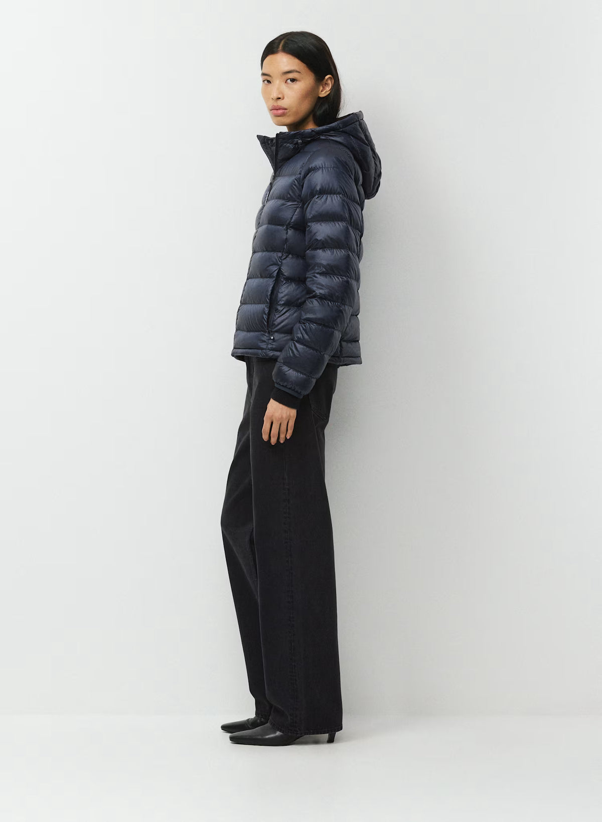 Aritzia 女生 Superpuff 好收納真羽絨外套 800 - 深藍