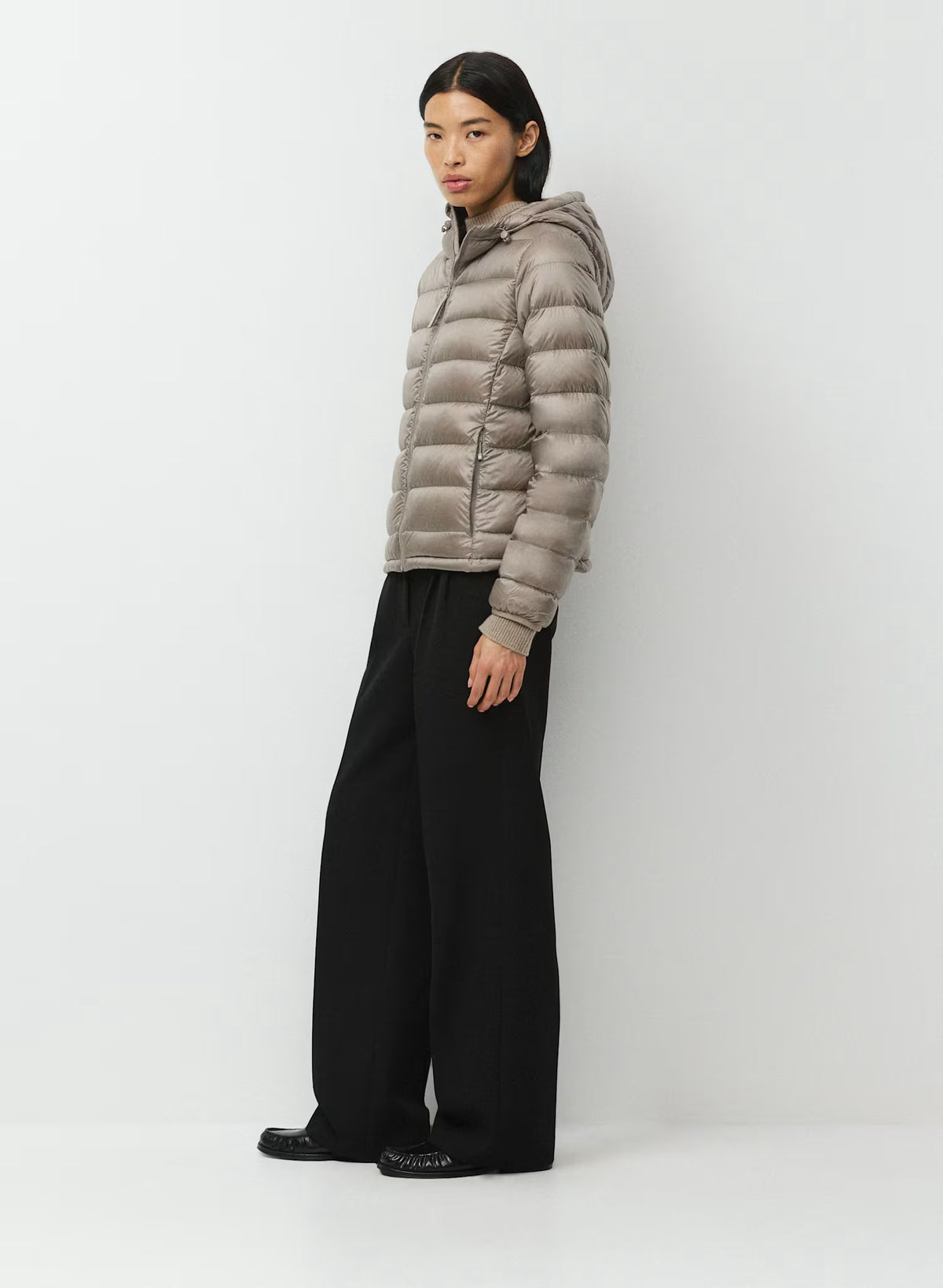 Aritzia 女生 Superpuff 好收納真羽絨外套 800 - 奶茶