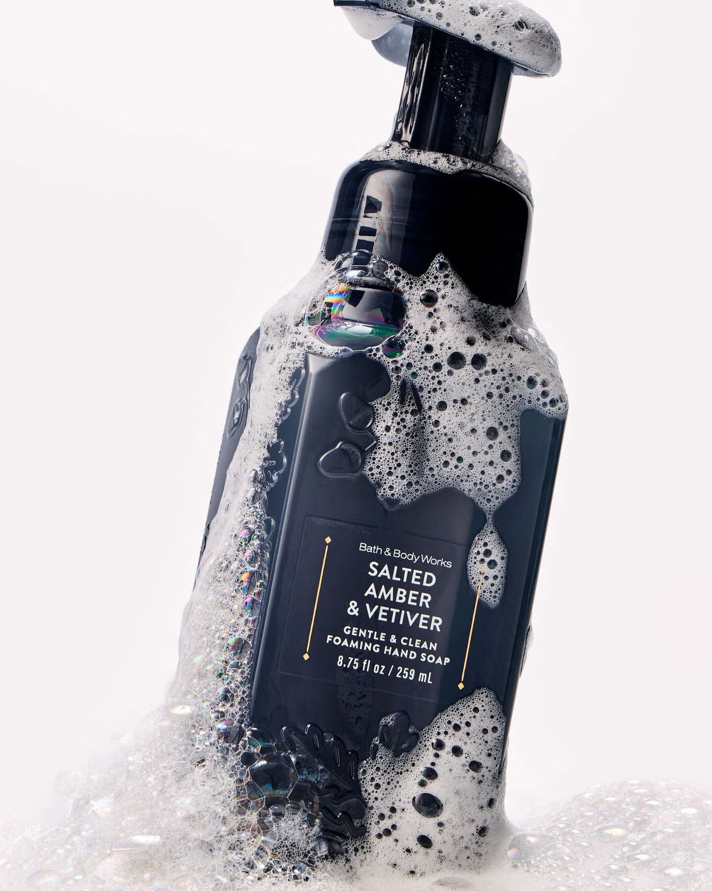 BBW 泡泡洗手乳 - 鹽蘭草 - Salted Amber & Vetiver