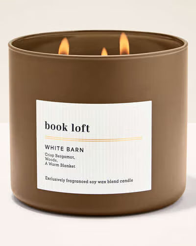 BBW 三蕊蠟燭 書房之香 - Book Loft