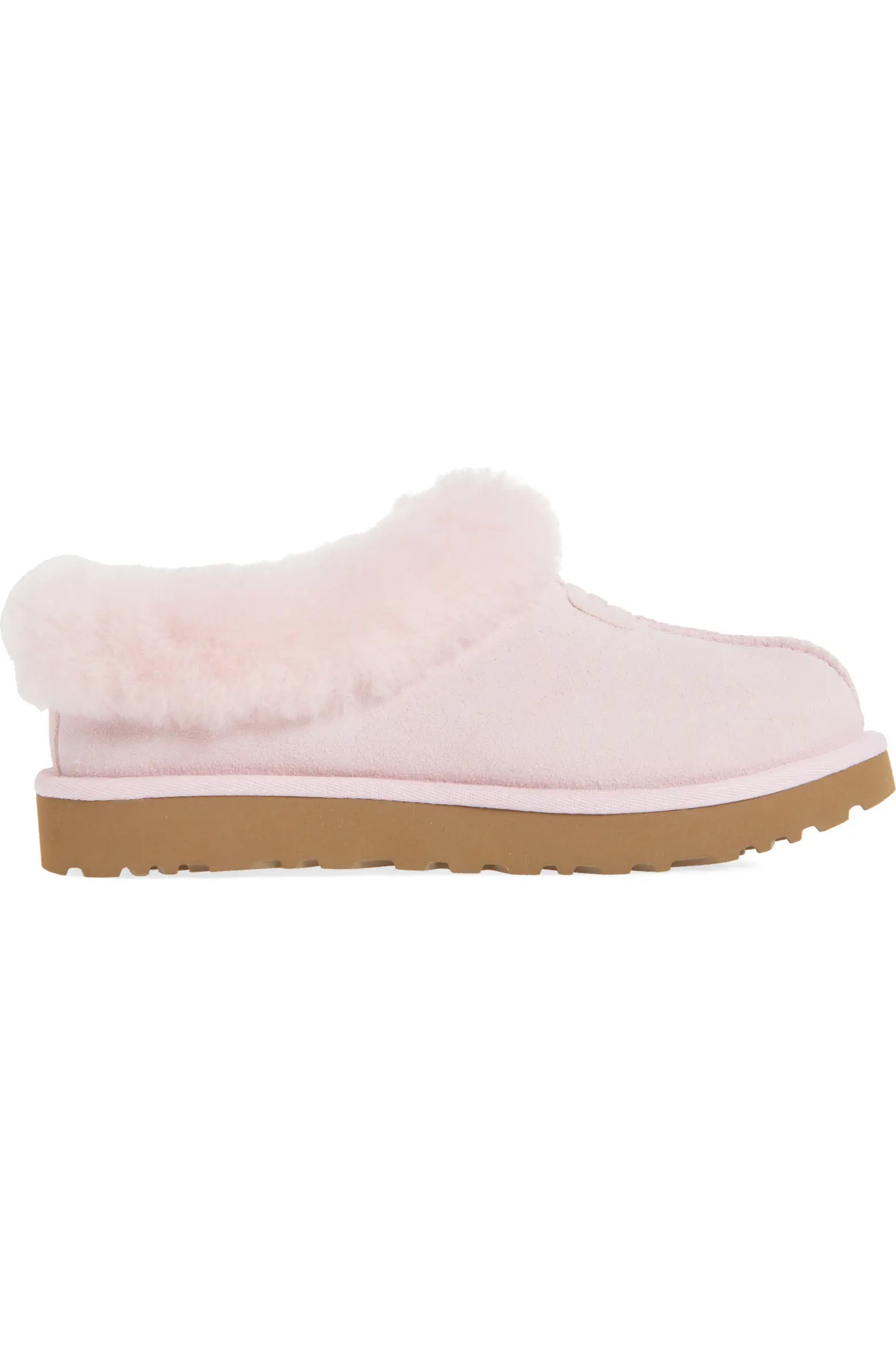 ND UGG 女生 Tazzette 絨絨毛領厚底穆勒鞋