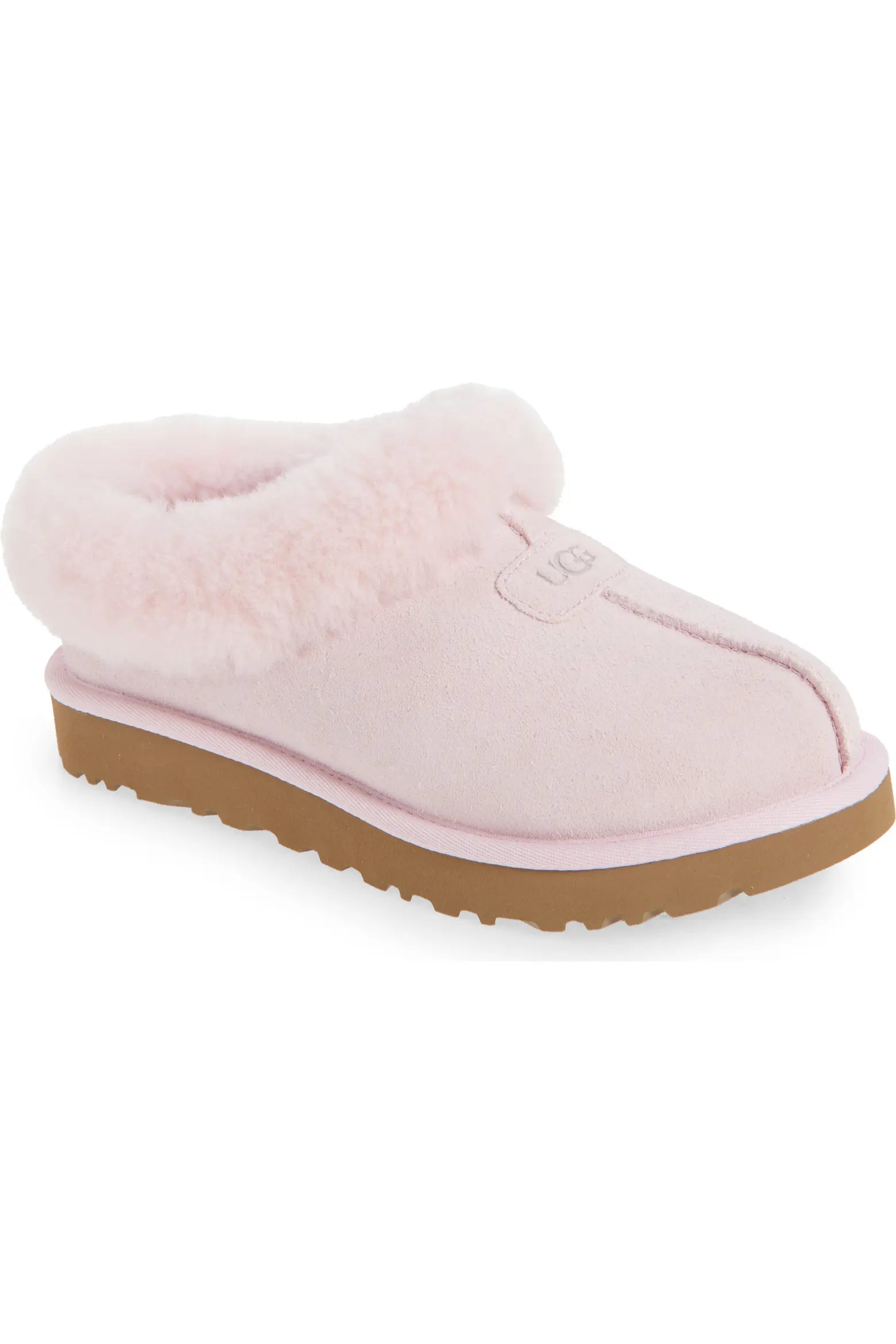 ND UGG 女生 Tazzette 絨絨毛領厚底穆勒鞋