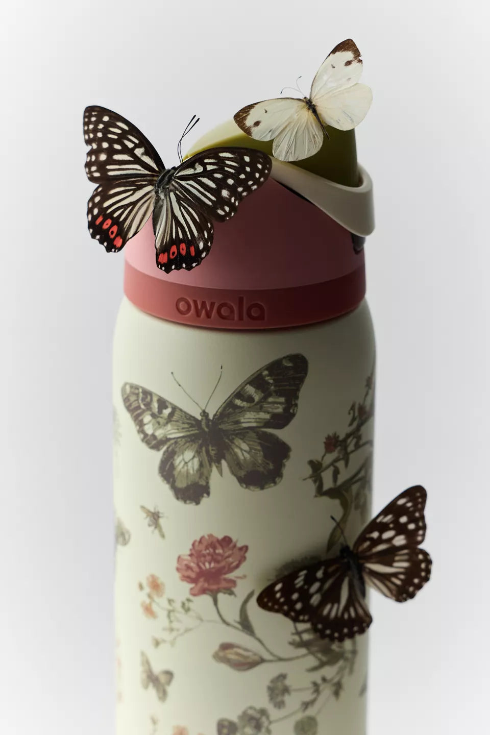 Owala 經典吸管不銹鋼水壺 - 蝴蝶 - Boho Butterfly - 32oz