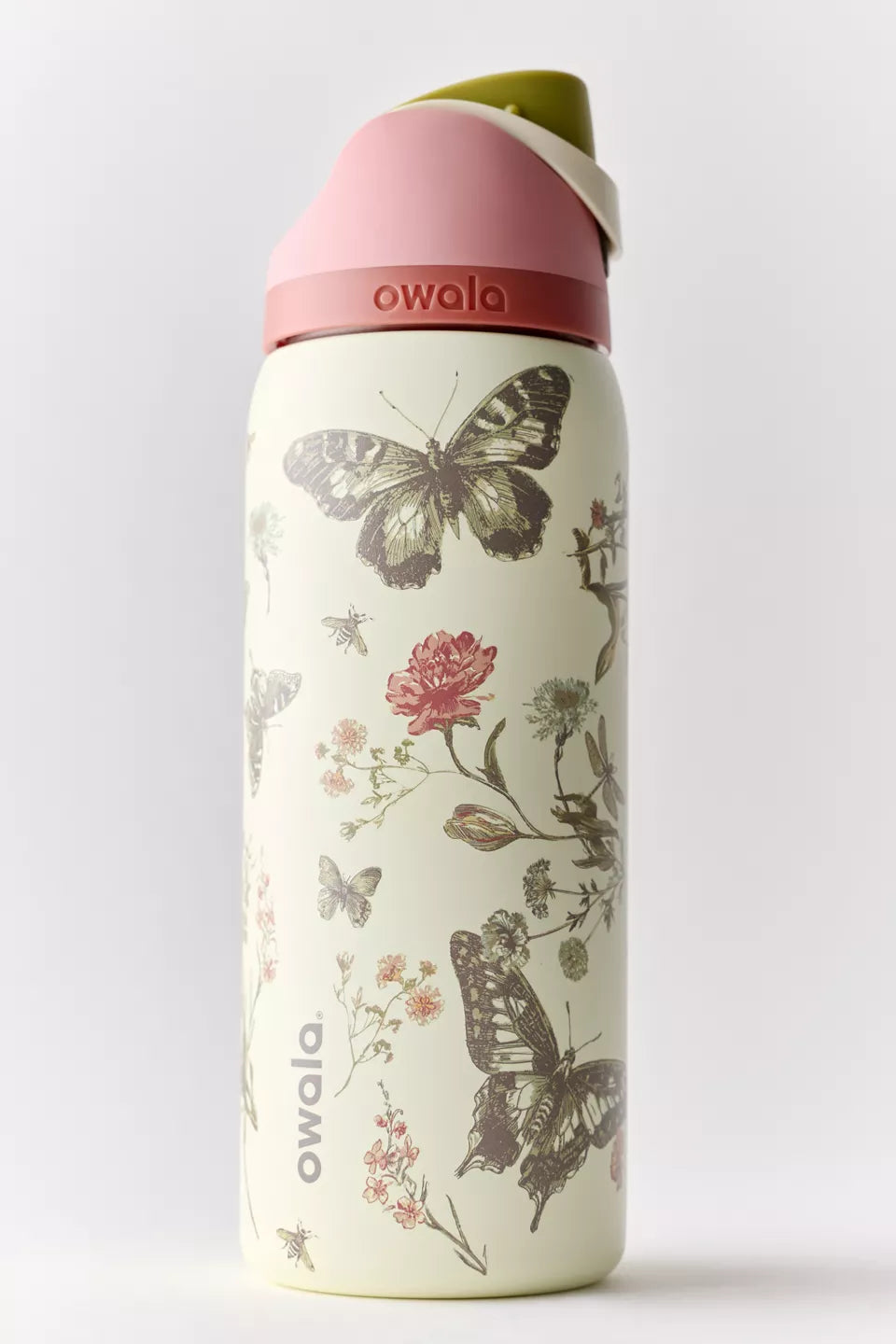 Owala 經典吸管不銹鋼水壺 - 蝴蝶 - Boho Butterfly - 32oz
