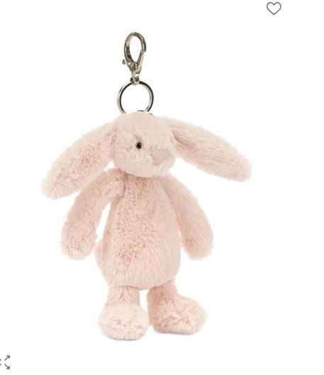 預購 Jellycat 害羞兔兔吊飾 淺粉