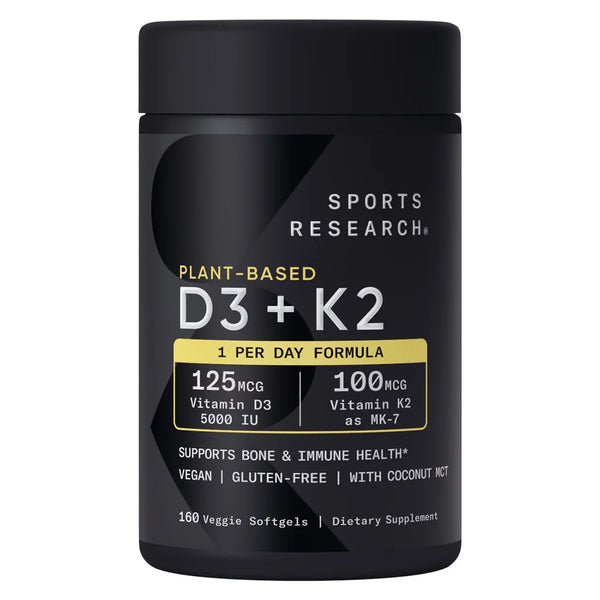 Costco Sports Research D3+k2 - 160顆