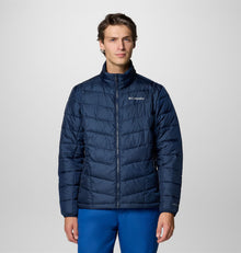 Columbia 男生 Whirlibird 銀點滑雪三合一[內裡科技羽絨] 寶藍 M