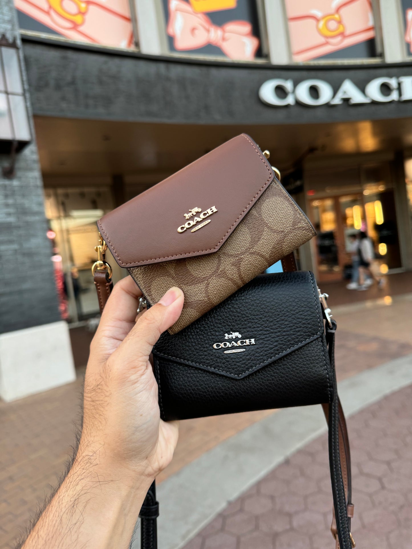 Coach outlet 鍊子卡夾