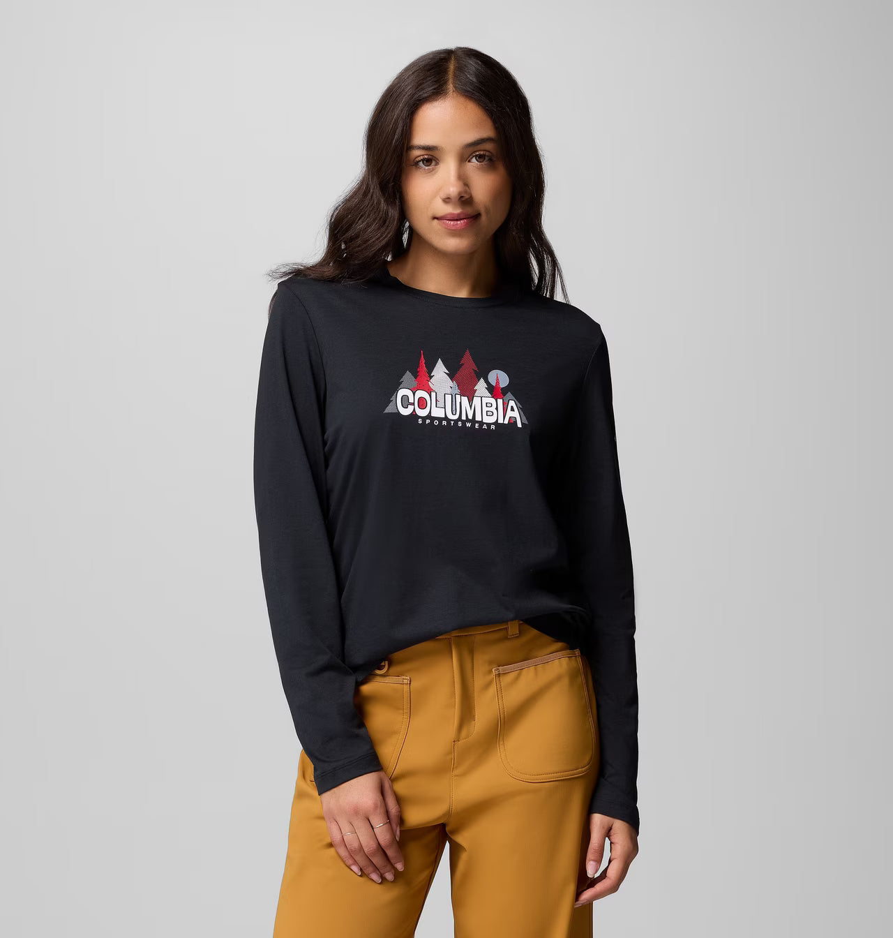 Columbia 女生 森林長T