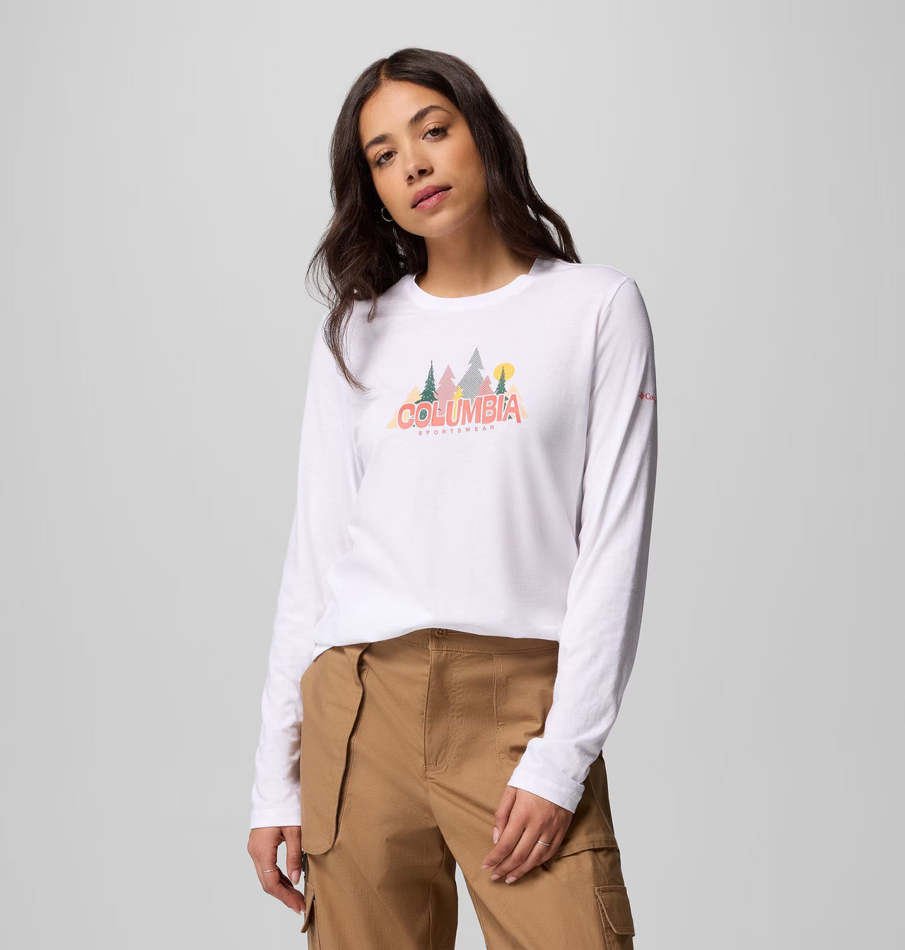 Columbia 女生 森林長T