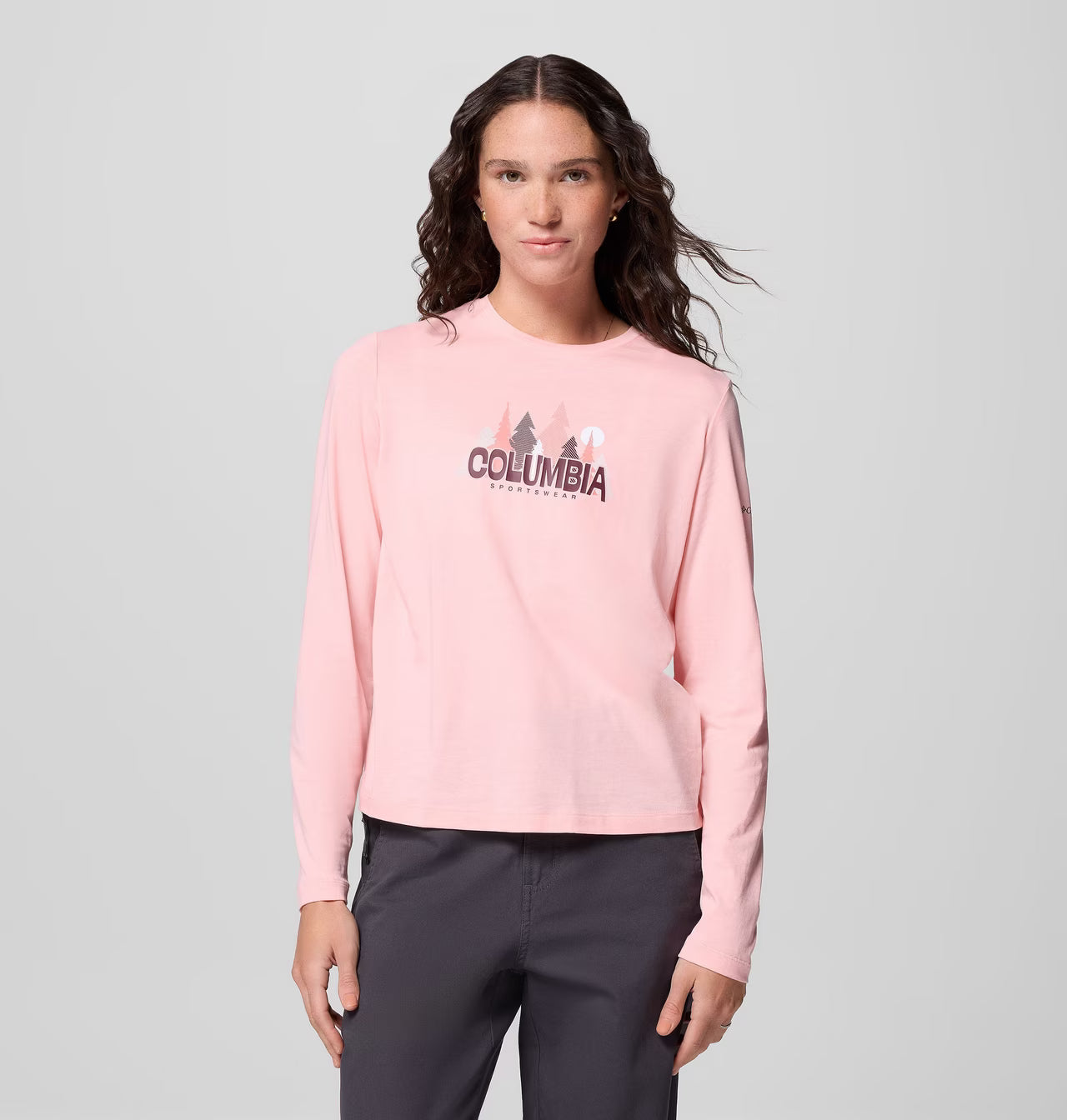 Columbia 女生 森林長T