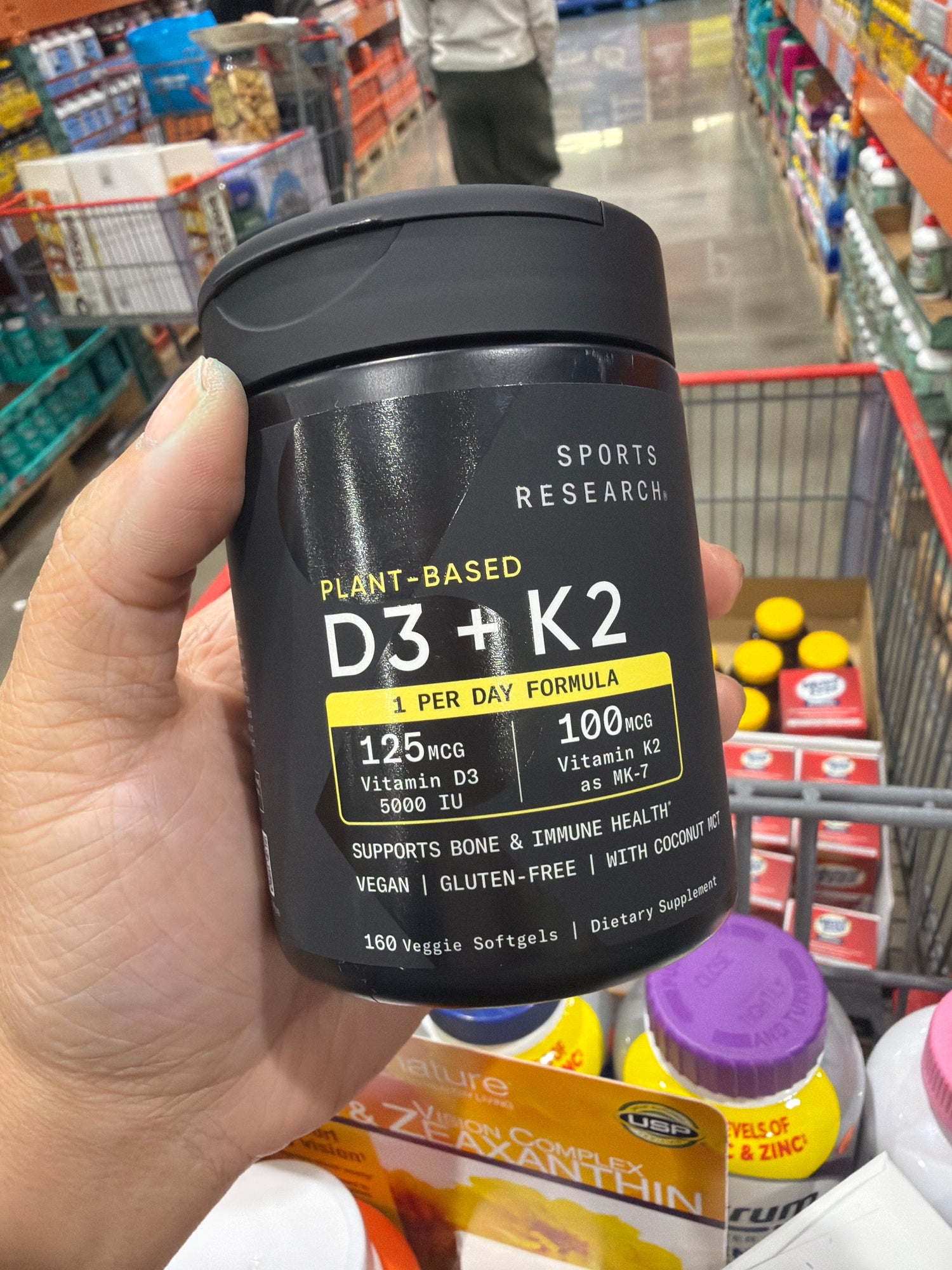 Costco Sports Research D3+k2