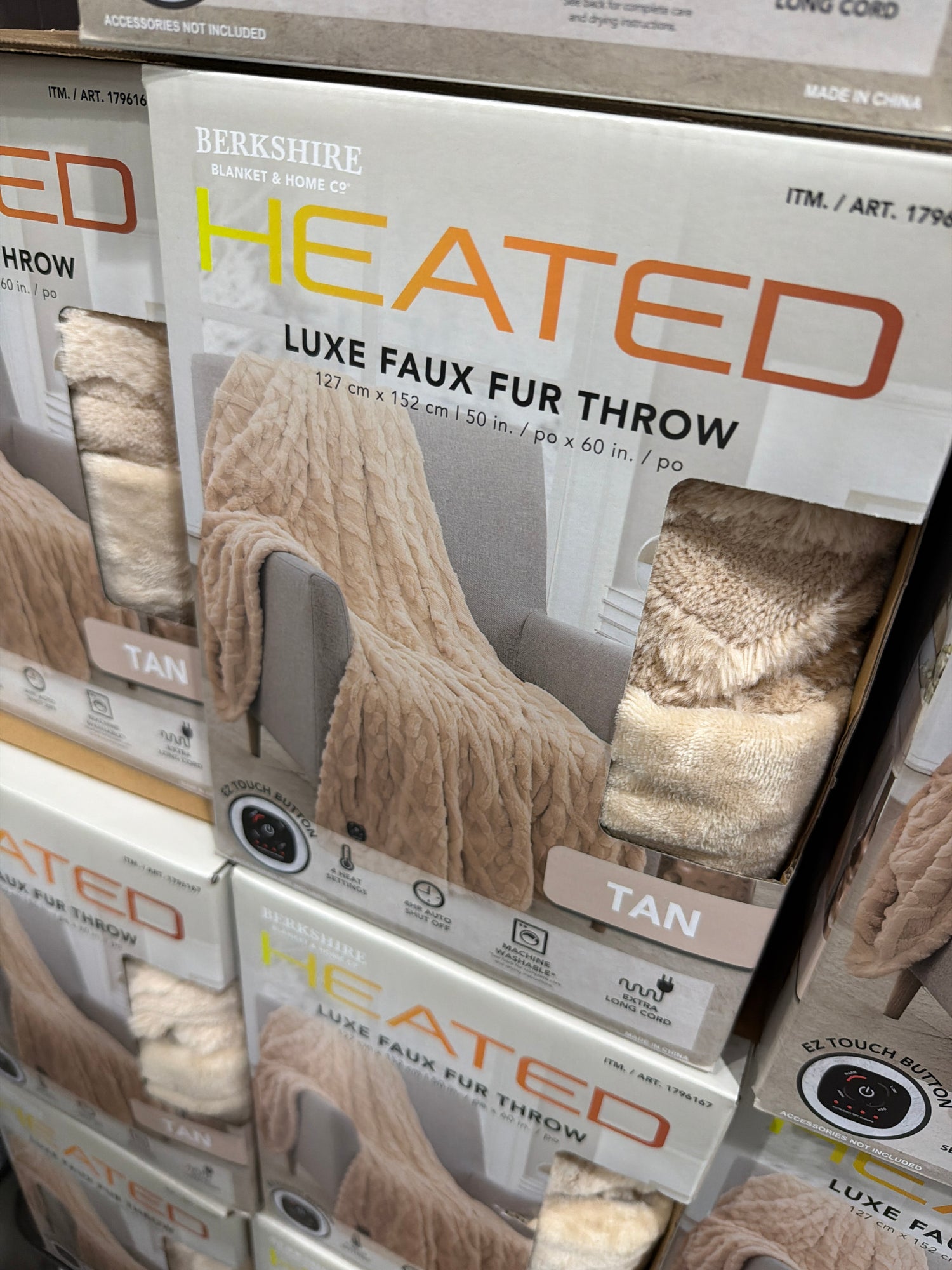 Costco 電毯 奶茶