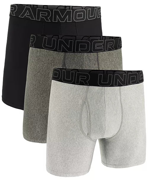 UA 專櫃 男生 超好穿內褲三入組 - 黑灰組