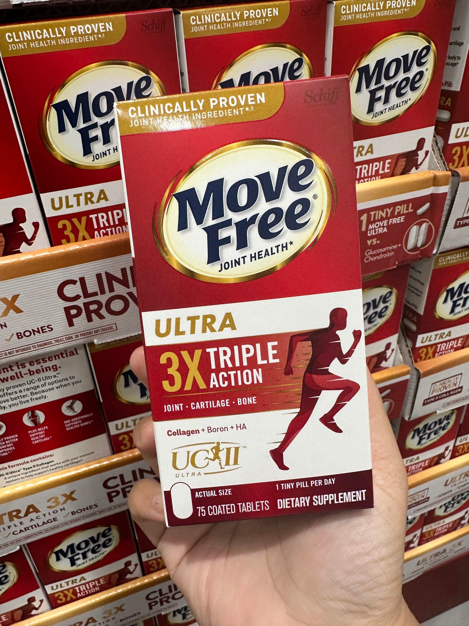 [提前享折扣] Costco Move Free 益節三效款 - 75顆