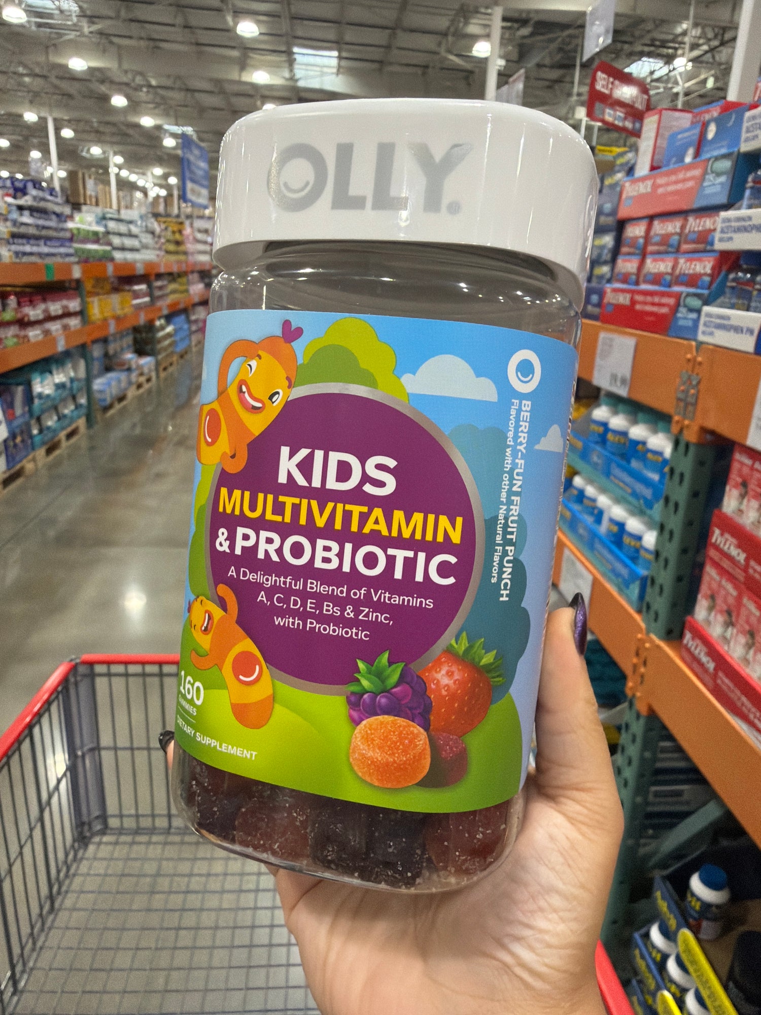 Costco 最新 Olly 小孩綜合維他命益生菌 160顆