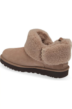 ND UGG 女生 Ultra Mini 編織毛毛短靴