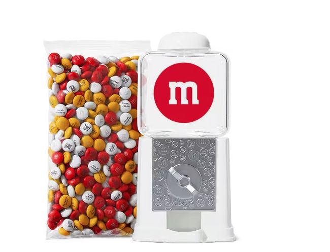 獨家訂製 馬年M&M 復古旋轉糖果機