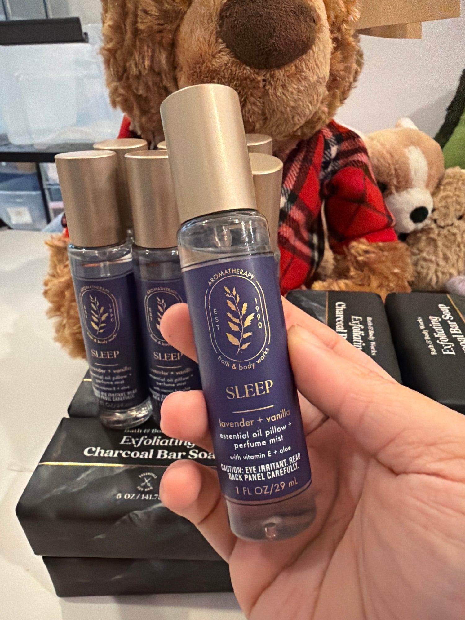 現貨 bbw薰衣草香草枕頭噴霧