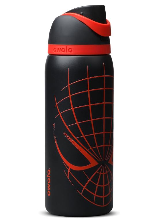 Owala 聯名款 限量 輕鬆喝水壺 蜘蛛人 黑色 32oz