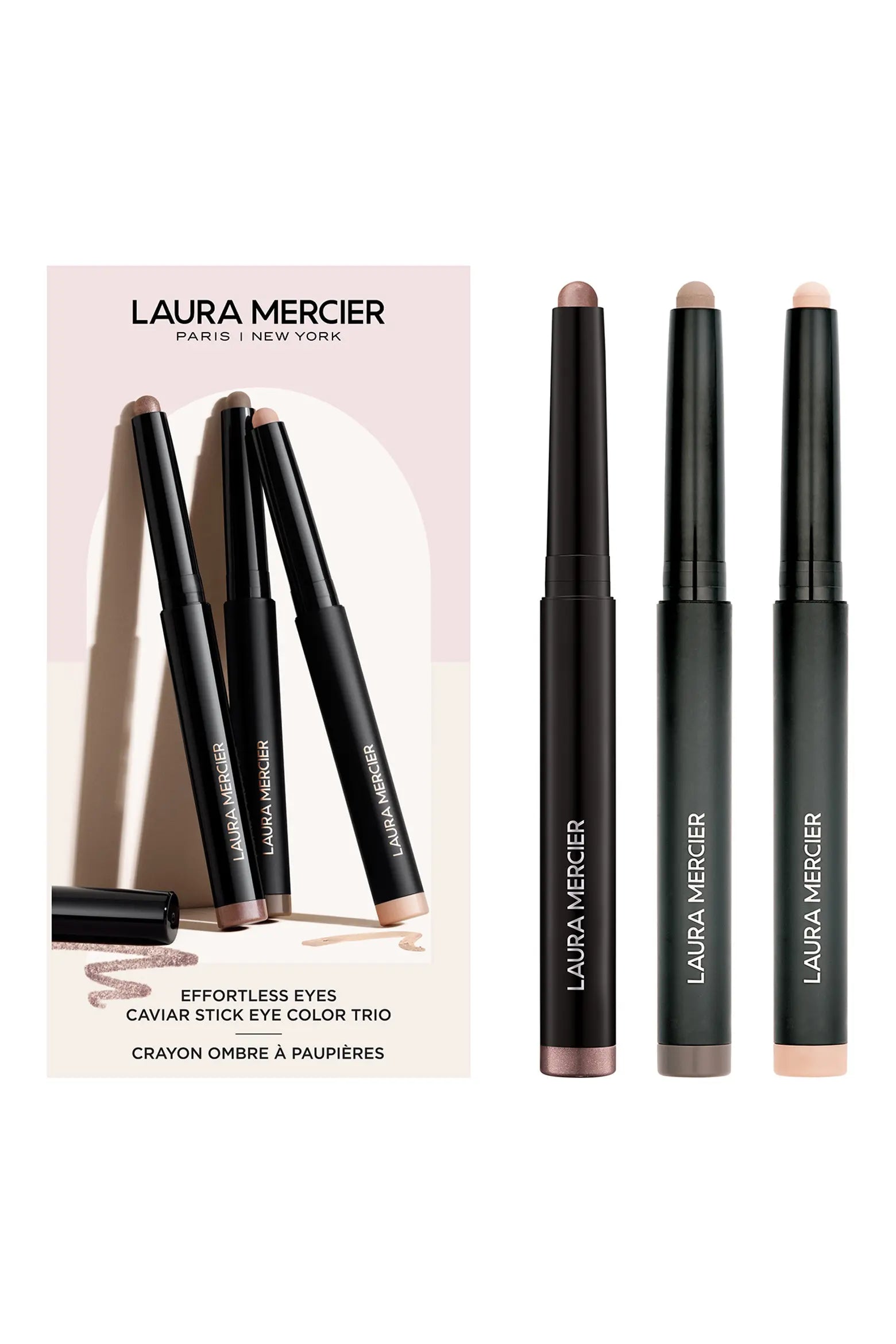ND Laura Mercier 奢華絲柔眼彩筆 三件組