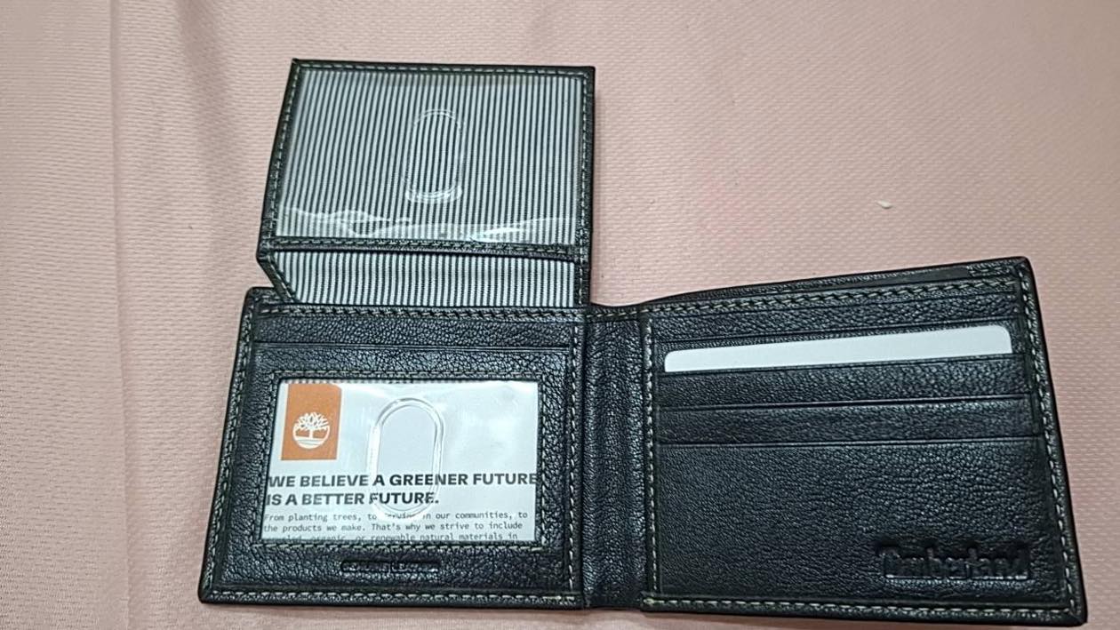 Timberland 男生短夾 黑色