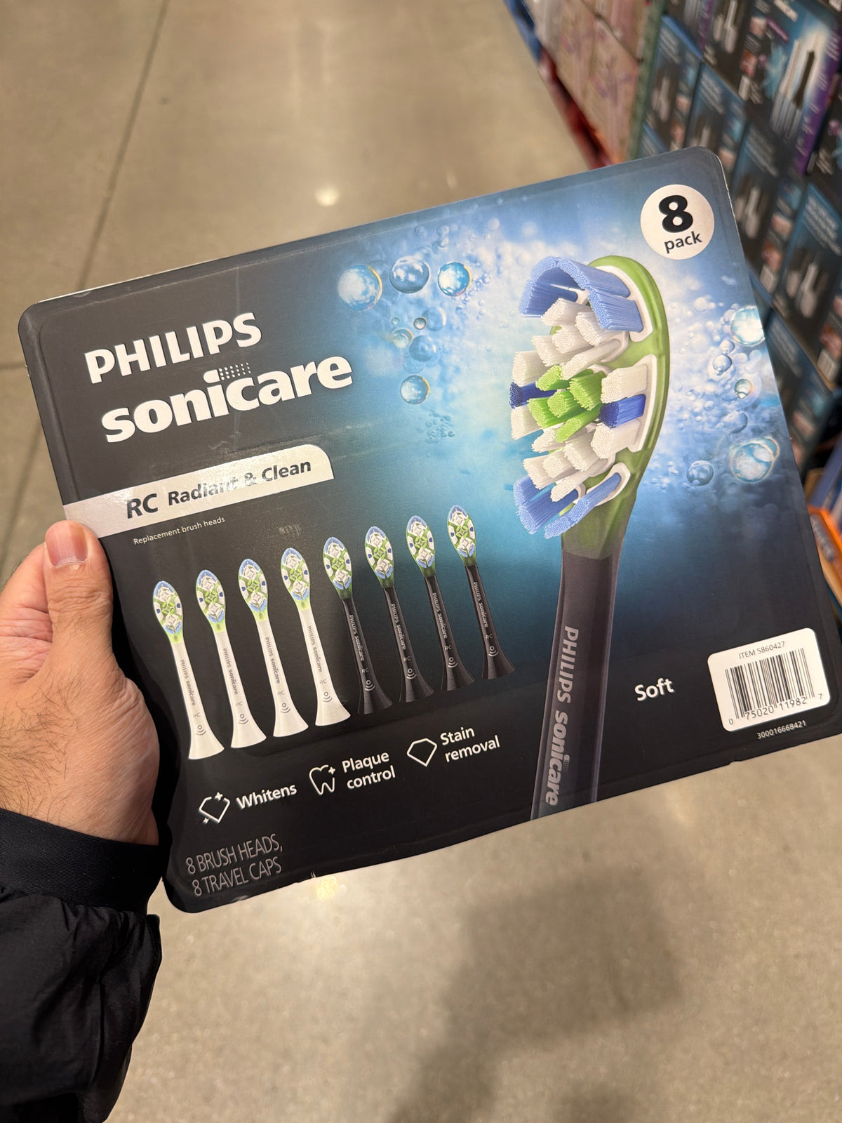 Costco 飛利浦 Sonicare 刷頭 - 8入組 - 加強清潔
