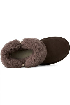 ND UGG 女生 Ultra Mini 編織毛毛短靴