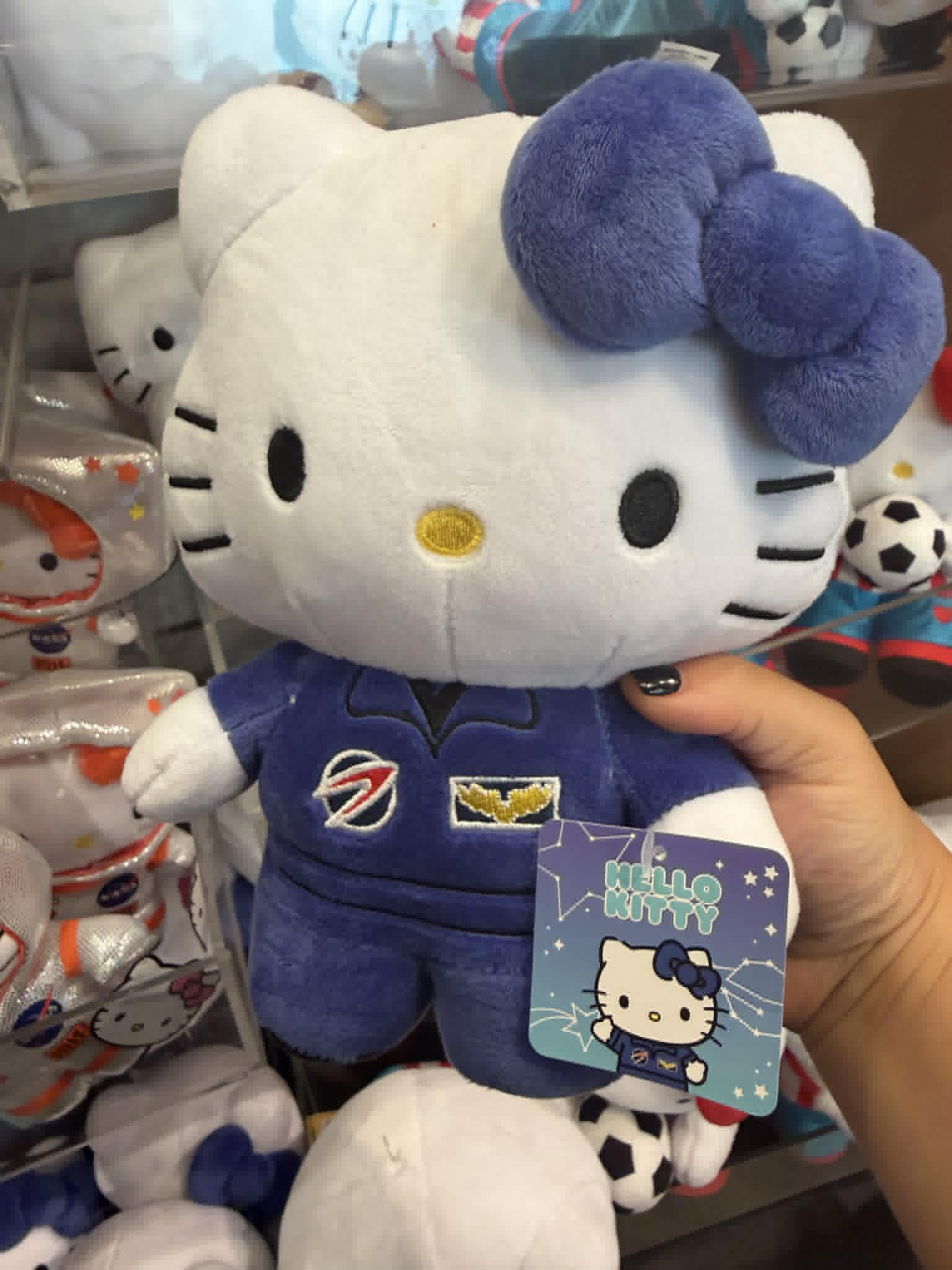 科博館 Hello Kitty NASA - 太空人娃娃 藍色 - 23公分