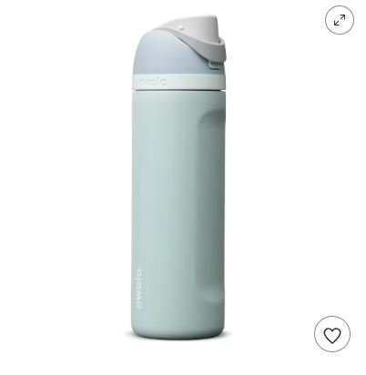 Owala 經典吸管不銹鋼水壺 - 低調綠 - Low Key - 24oz