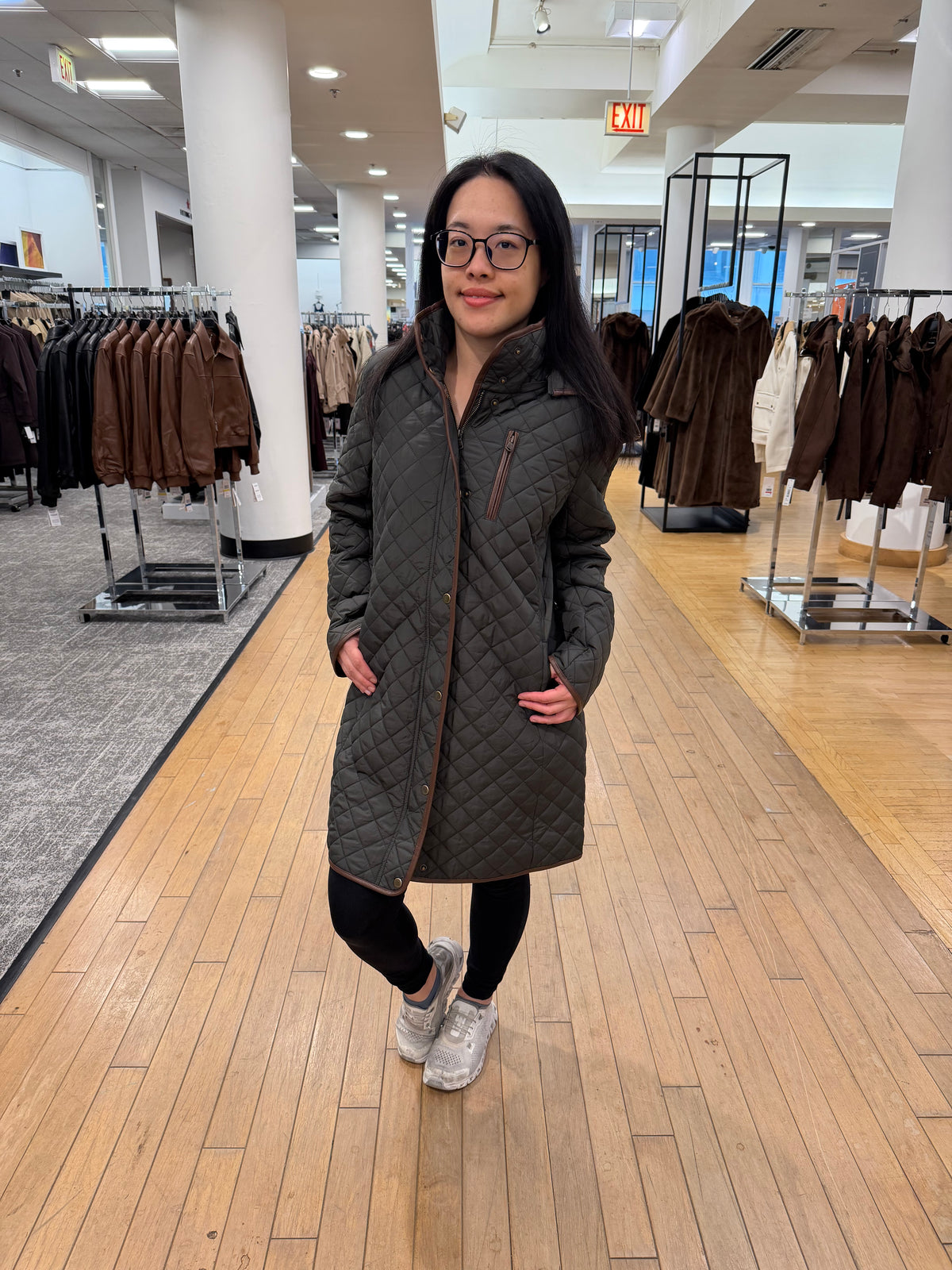 RL 女生 雷格科技羽絨外套 - 橄欖綠