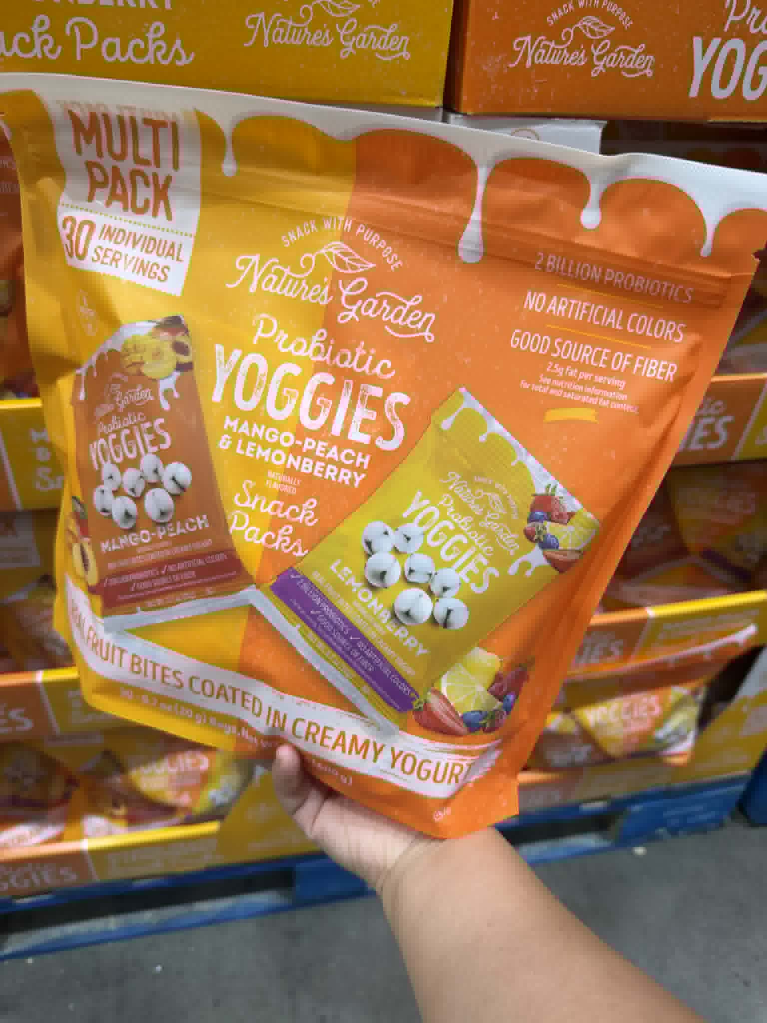 Costco Yoggies 益生菌零食[芒果桃子+檸檬莓]