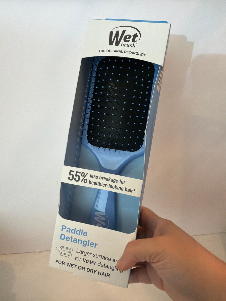 挖寶 Wet brush 限量 大方梳 藍色